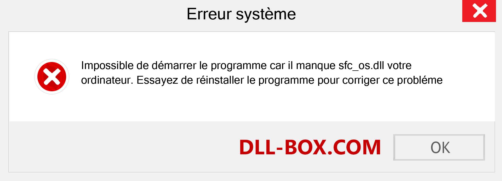 Le fichier sfc_os.dll est manquant ?. Télécharger pour Windows 7, 8, 10 - Correction de l'erreur manquante sfc_os dll sur Windows, photos, images