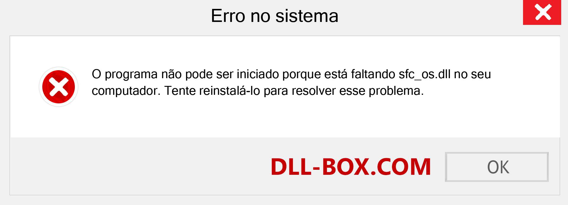 Arquivo sfc_os.dll ausente ?. Download para Windows 7, 8, 10 - Correção de erro ausente sfc_os dll no Windows, fotos, imagens